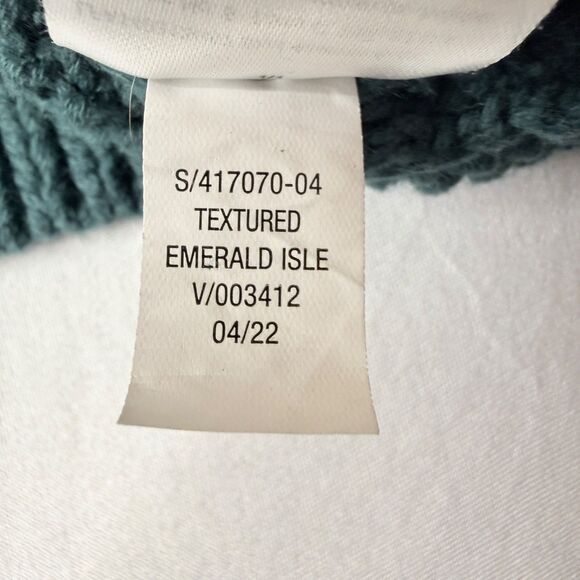 Old Navy Women's M Green Textured Tunic Length Knit Sweater Cottage - Picture 9 of 9